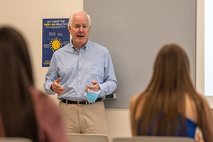 U.S. Sen. John Cornyn visits Angelo State