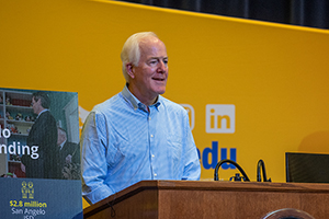 U.S. Sen. John Cornyn visits Angelo State