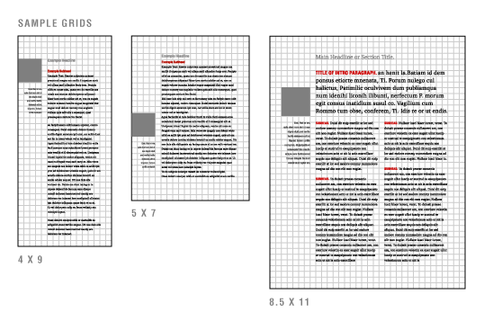 Texas Tech Page Grid Examples