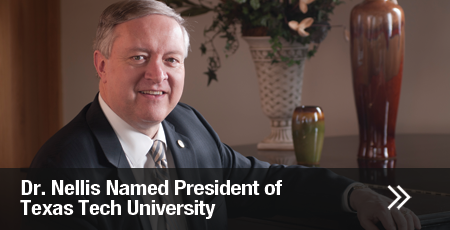 Nellis Named Sole Finalist for TTU Presidency