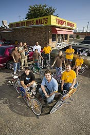 Group and their bikes