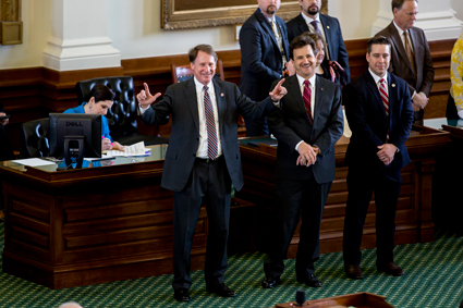 Chancellor Duncan on the Senate floor