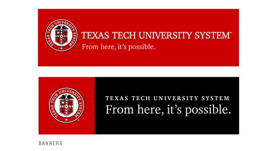 TTU System Banners