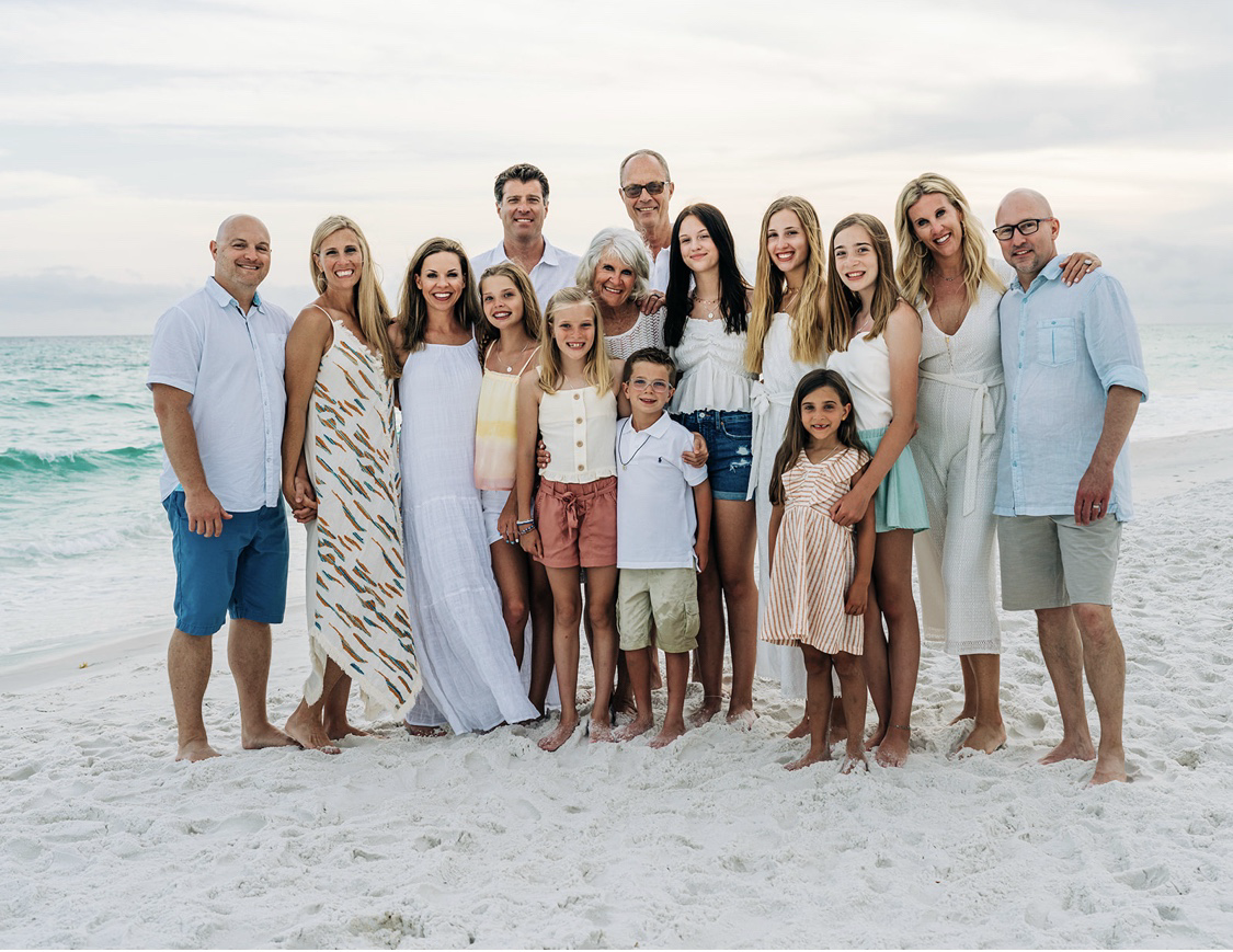 Three generations of the Owen family unite for a vacation. Photo courtesy of the Owen family