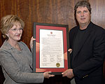 Mike Leach and Windy Sitton