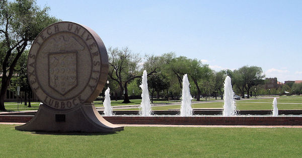 Texas Tech Campus Entrance