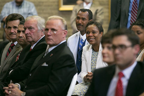 Ceremony for Timothy Cole