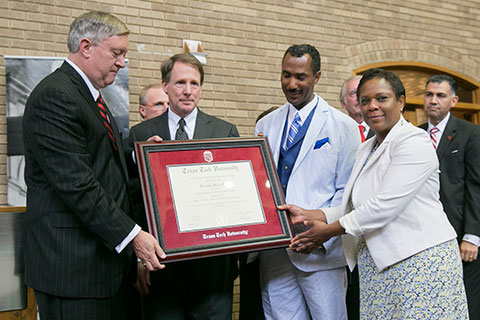 Ceremony for Timothy Cole