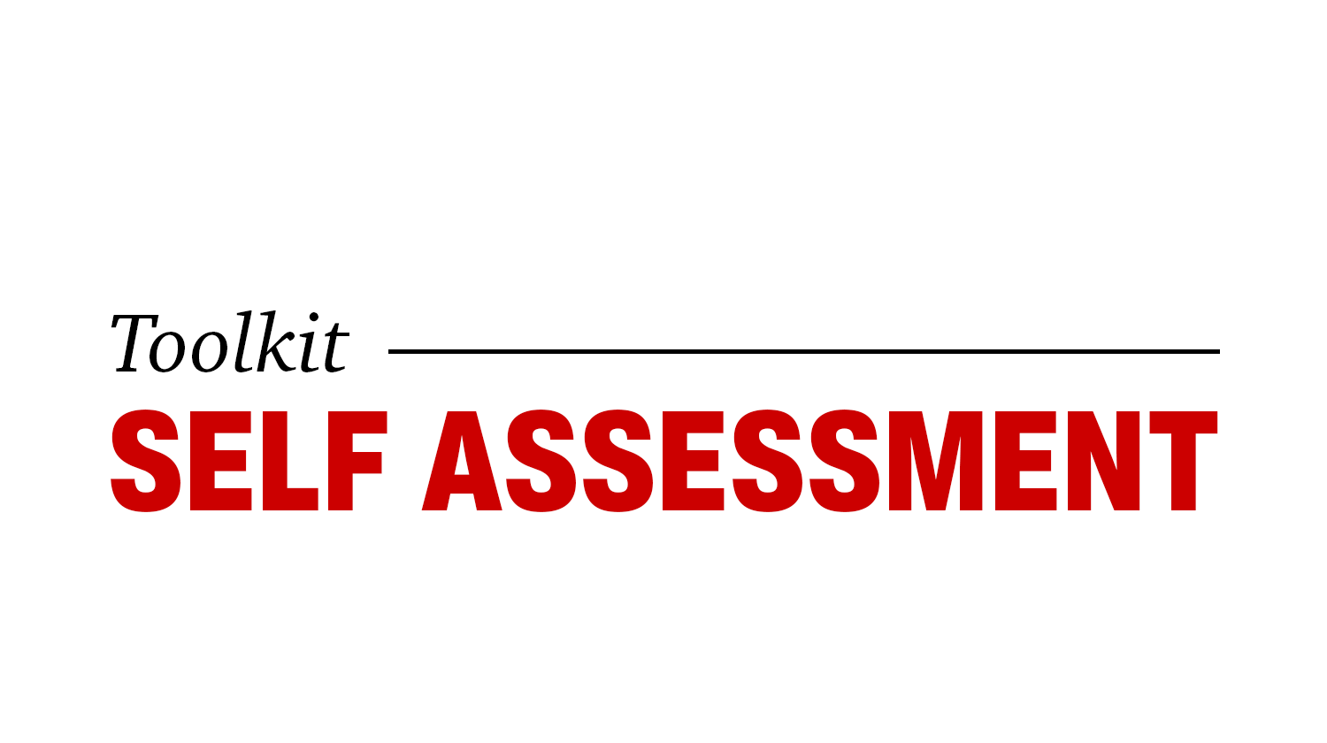 Self Assessment
